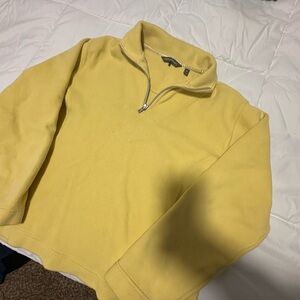 Tommy Bahama Yellow Quarter zip Sweater